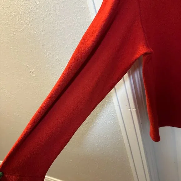 The North Face-Men's Red Fleece Size Large - Picture 4 of 6